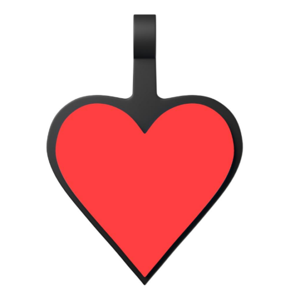 Tag Coração Vermelho - Image 2