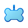 Tag Osso Candy Blue