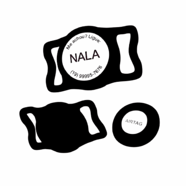 Gravatinha Case Tag - Preto