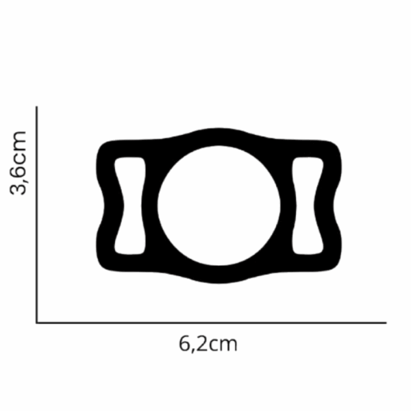 Gravatinha Case Tag - Preto - Imagem 2